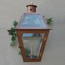 Regency GL22 Chalmette Natural Gas Light With Open Flame Burner And Manual Ignition For Post Mount image