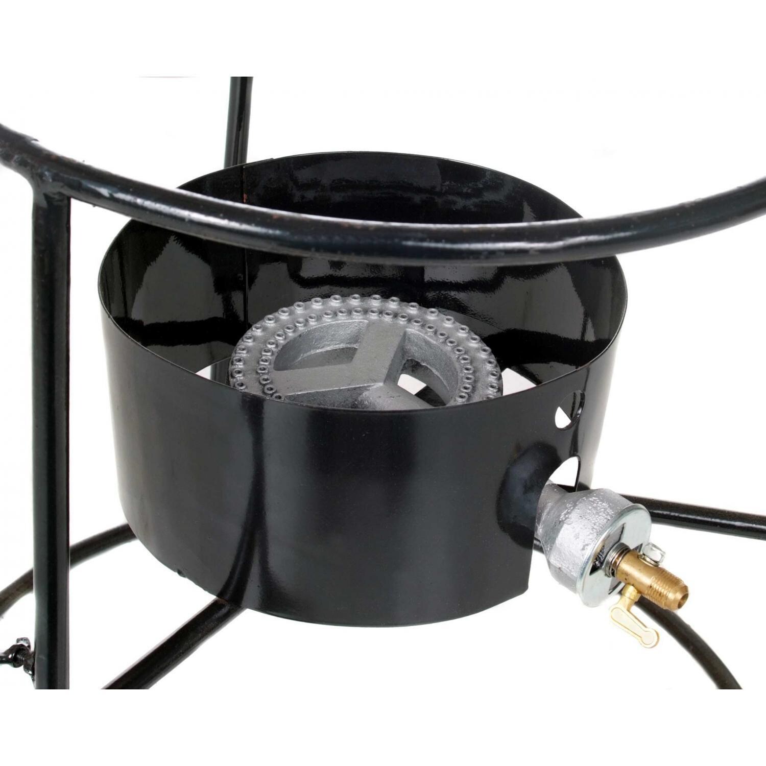Cajun Cookware 5-Gallon Jambalaya Pot Stand With Propane Gas Burner - Burner 1 thumbnail