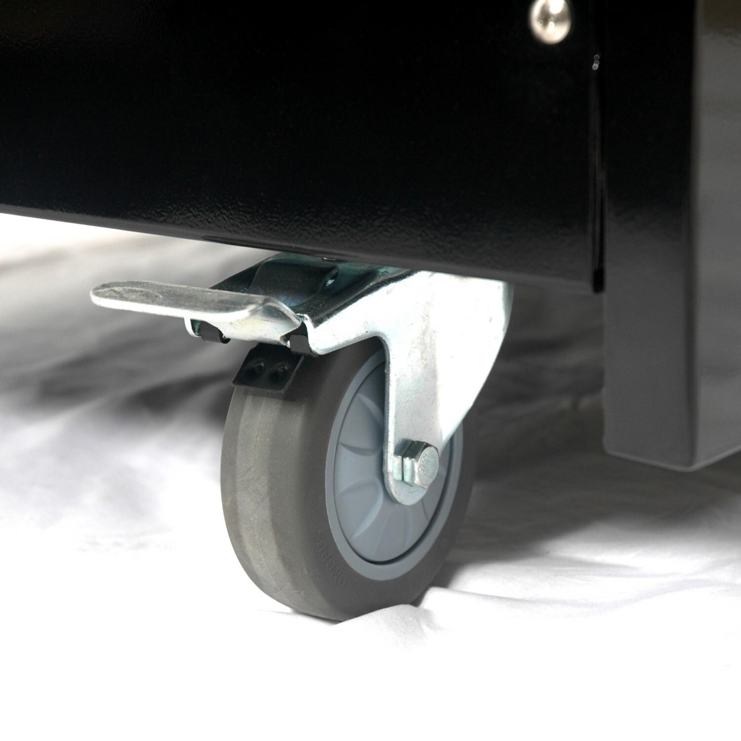 Primo PGGXLC-N Oval G420 36-Inch Ceramic 4-Burner Kamado Natural Gas Grill - Locking Cart Wheel thumbnail