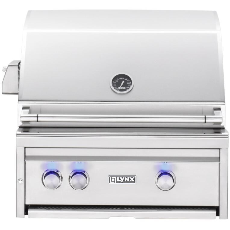 Lynx Professional 27-Inch Built-In Propane Gas Grill With One Infrared Trident Burner And Rotisserie - L27TR-LP thumbnail