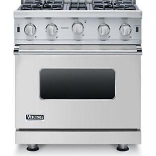 Viking Professional 30Inch Open Burner Natural Gas Range Stainless