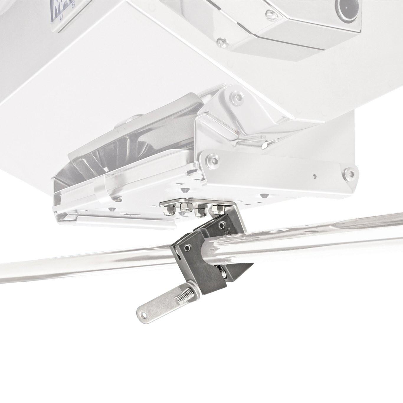 Magma Single Horizontal Round Rail Mount for Rectangular Grills - T-380