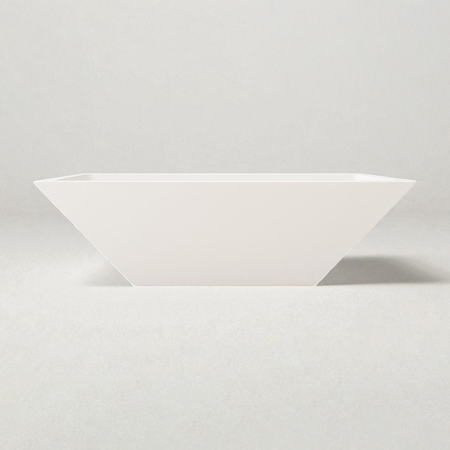 Warming Trends 105406 Ember 24-in Square Concrete Universal LP/NG Fire Pit in White - Fire Pit - White Background thumbnail