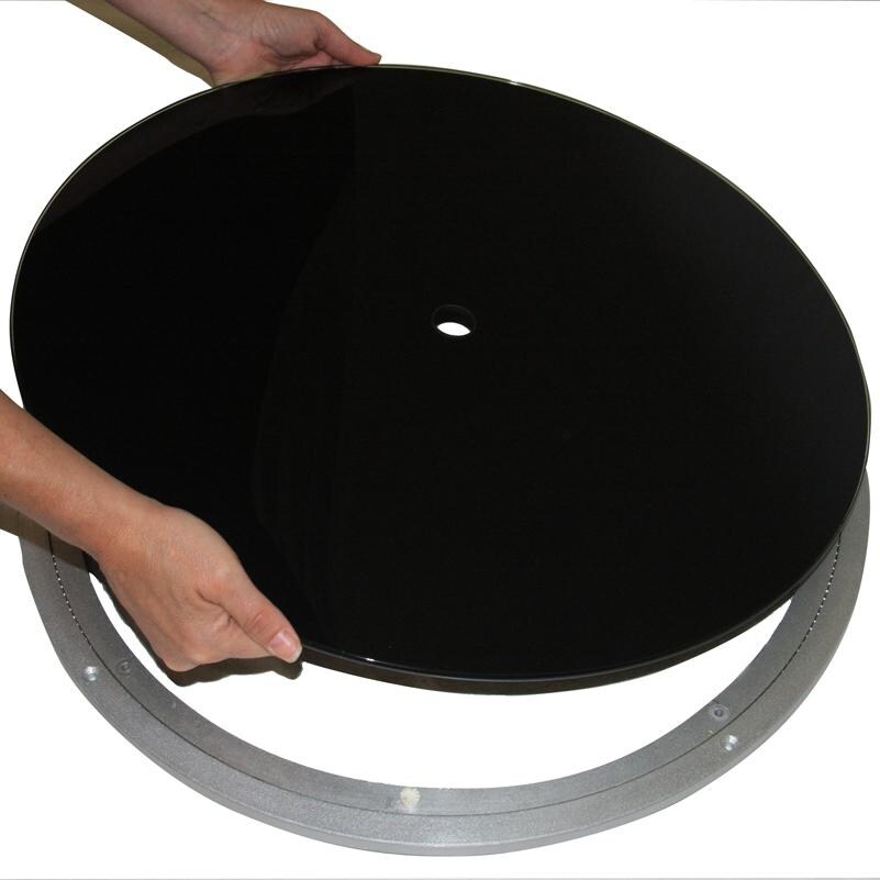 Outdoor GreatRoom Company Fire Pit Table Lazy Susan Ring - Glass cover not included thumbnail