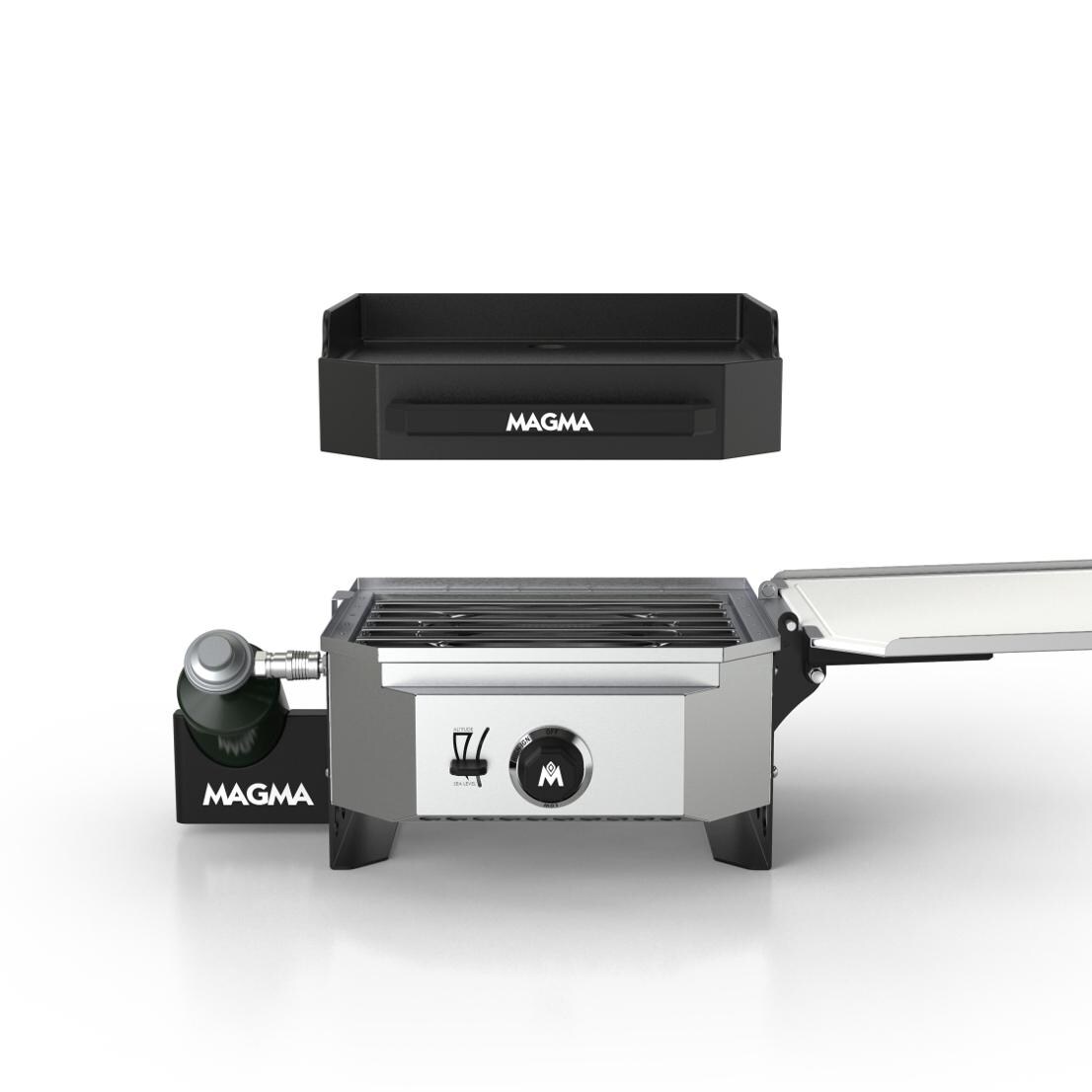 Magma Crossover Single Burner Firebox Outdoor Cooker With Griddle Topper thumbnail