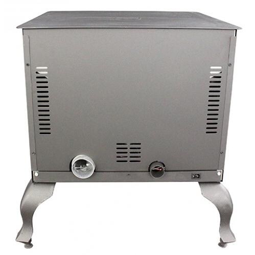 US Stove 6041HF 400 Sq. Ft. American Harvest EPA Certified Pellet Stove - Back thumbnail
