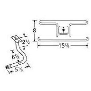 Stainless Steel H Single Burner 10101-70501