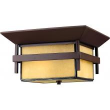 Hinkley Lighting Harbor One Light 12-Inch LED Outdoor Ceiling Light - Anchor Bronze - 2573AR-LED