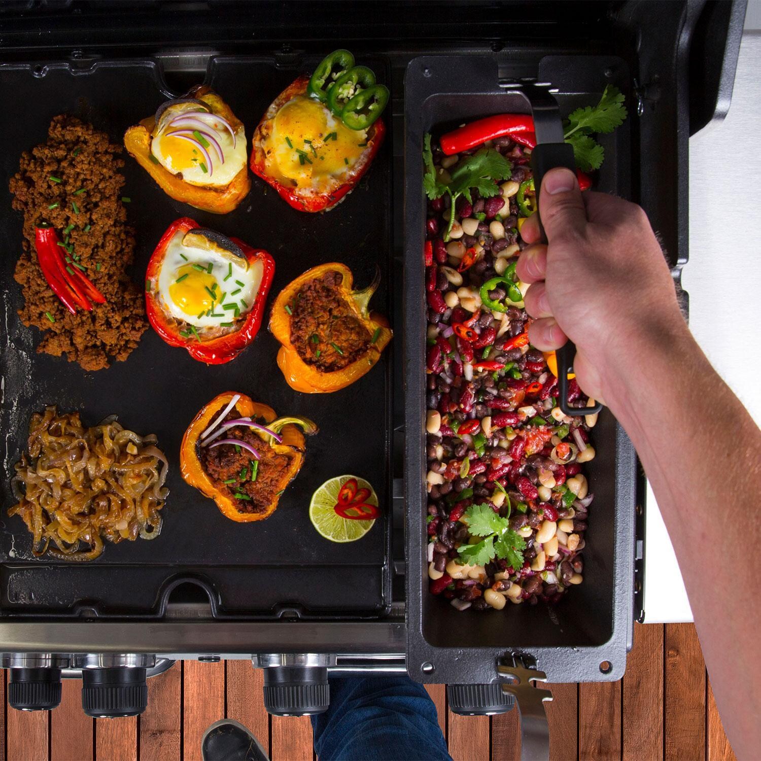 Broil King 69617 Baron/Crown Cast Iron Wok - Hooks For Transport - Lifestyle thumbnail