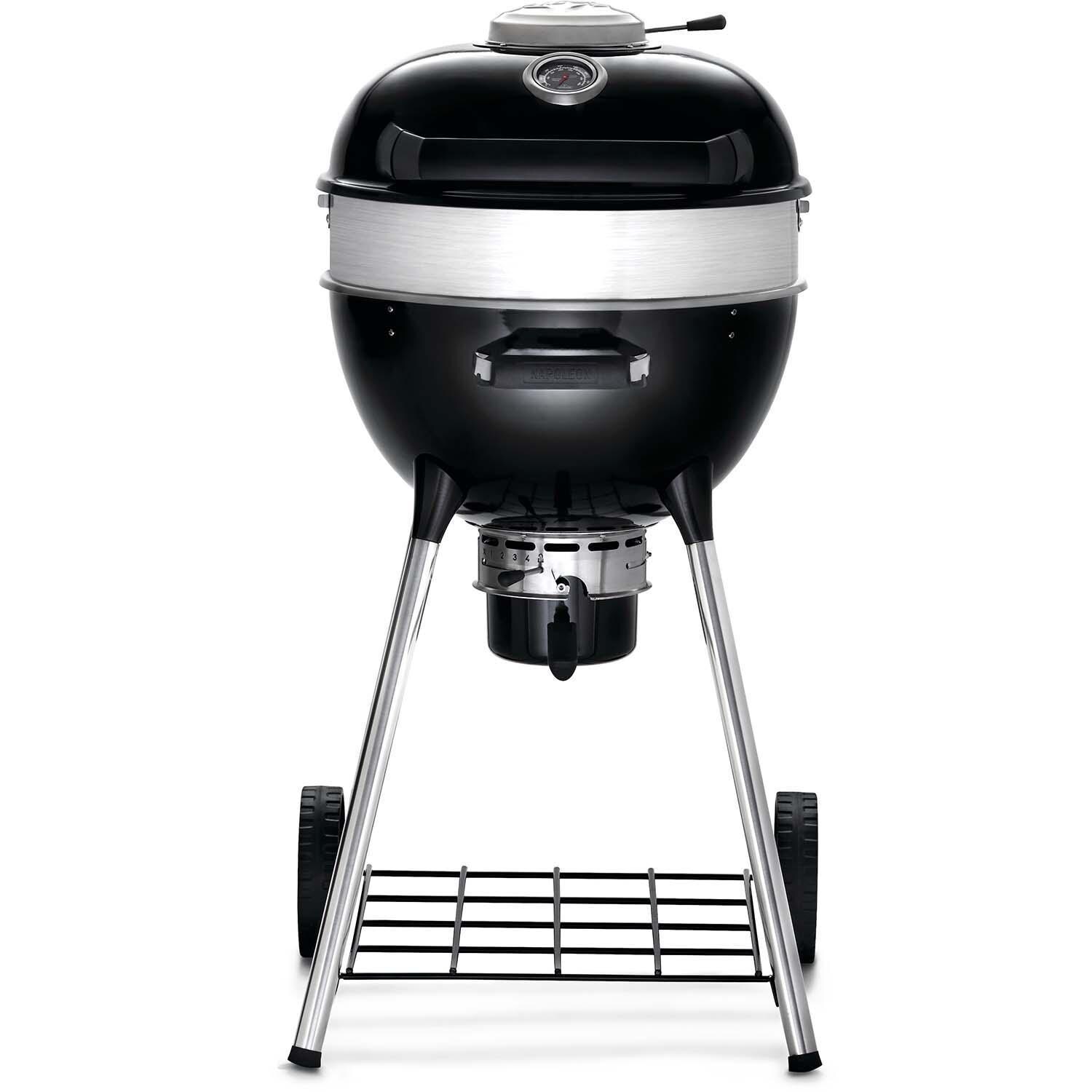 Napoleon PRO 18 Inch Charcoal Kettle Grill - Black - PRO18K-LEG-3