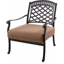 Darlee Sedona Cast Aluminum Patio Club Chair - Mocha image