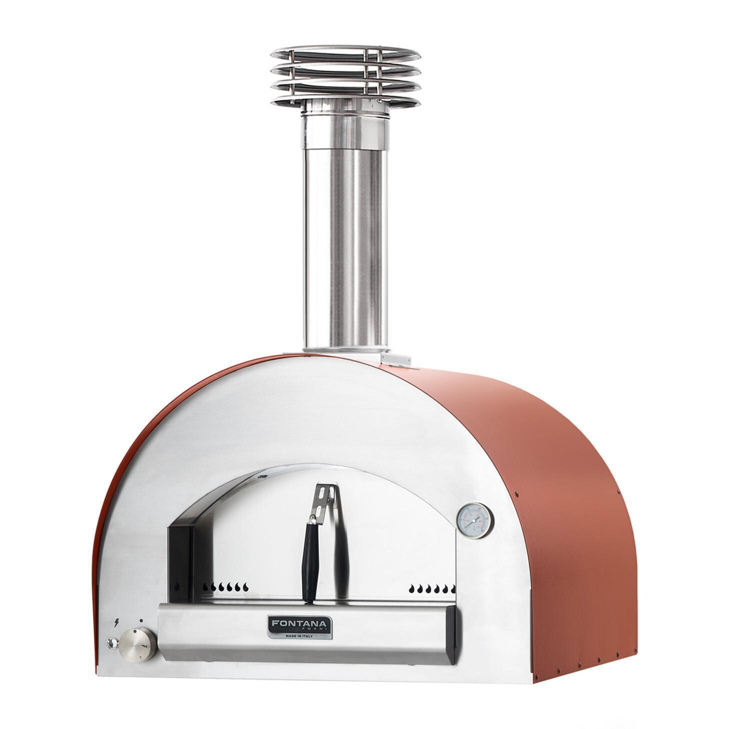 Fontana Forni Napoli Hybrid Pizza Oven - Red - FTNAP-H-R