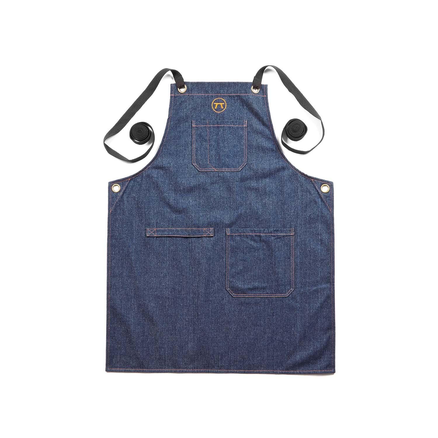 Outset Blue Denim Apron - 76493 : BBQGuys