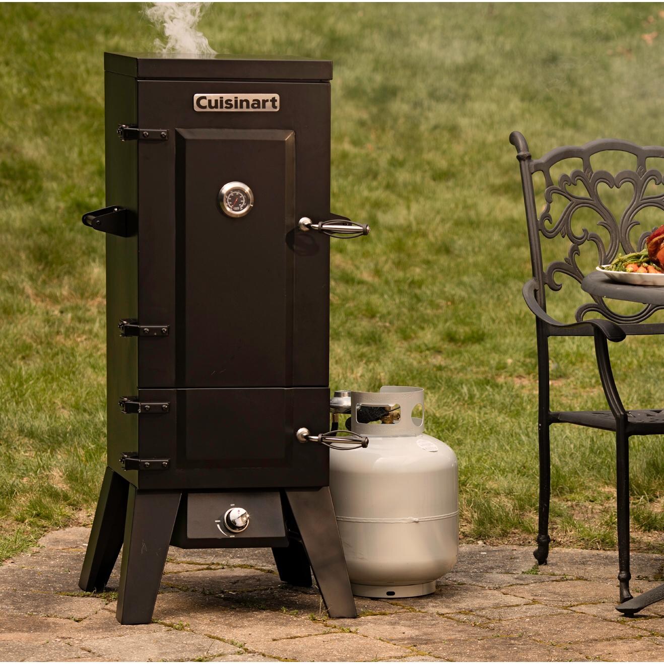 Cuisinart 36Inch Vertical Propane Smoker COS244 BBQ Guys