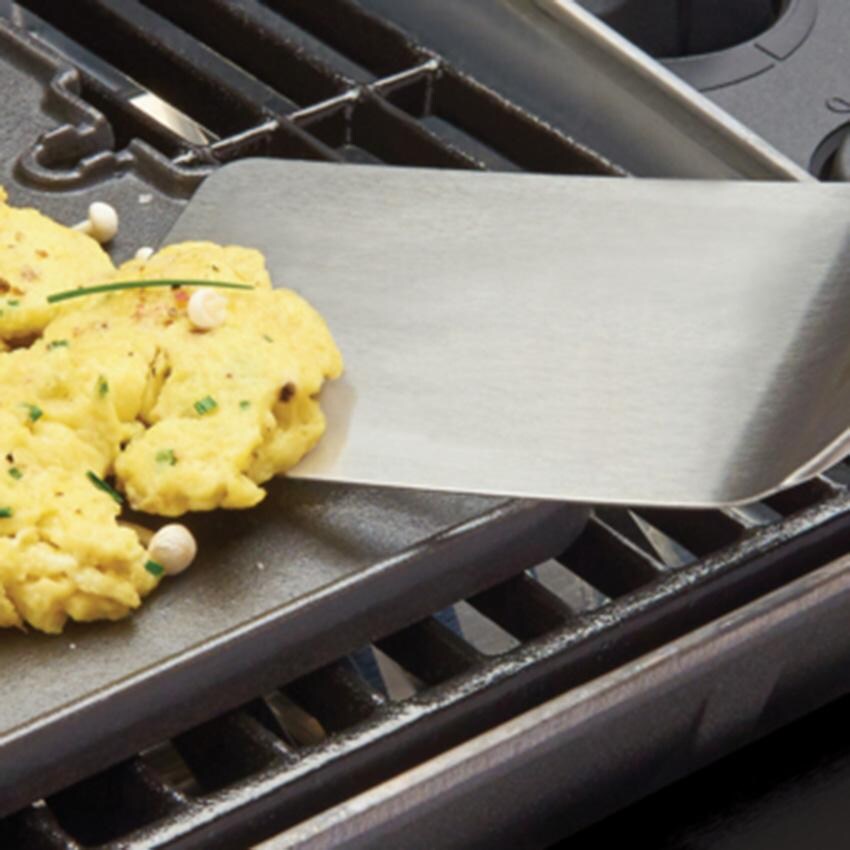 Broil King Stainless Steel Baron Turner - 64031 - Flipping Eggs - Lifestyle thumbnail
