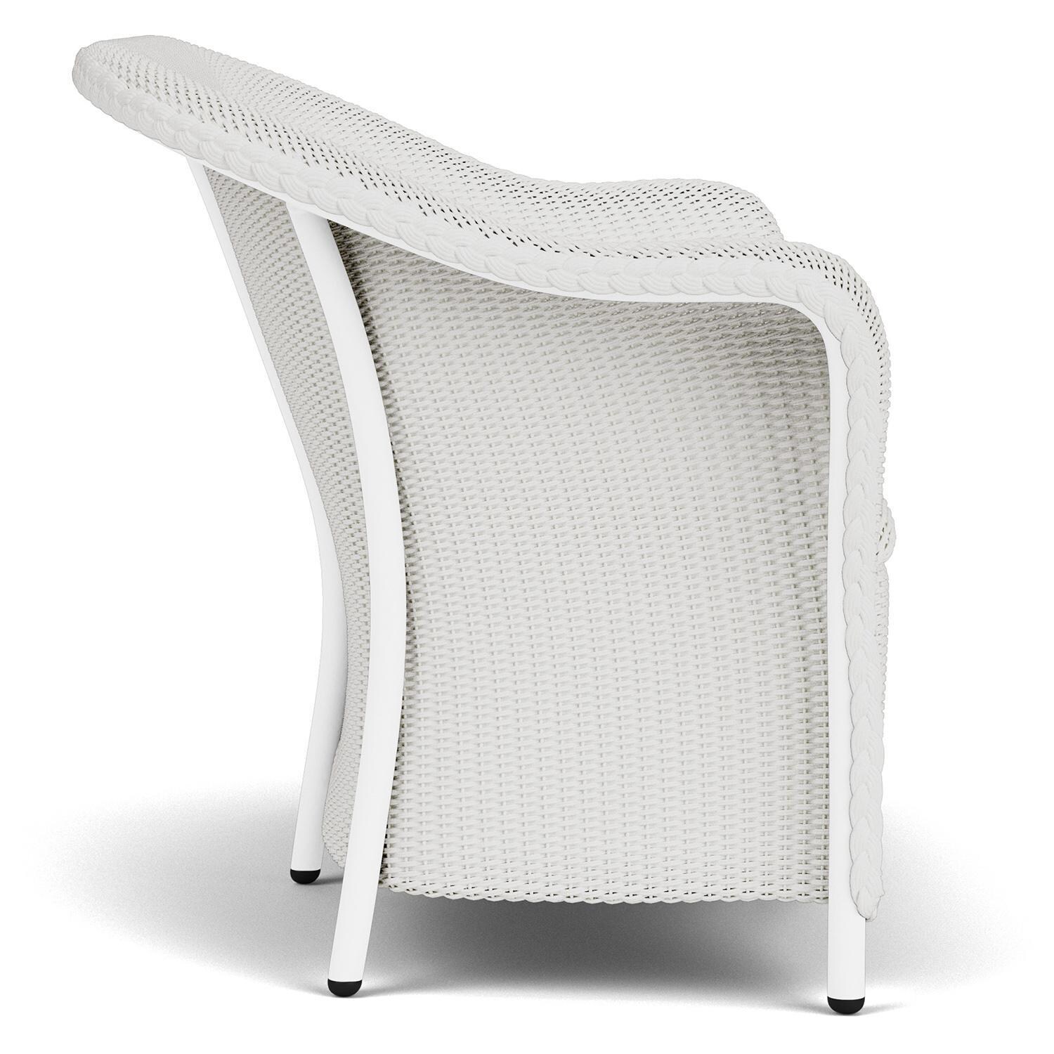 Lloyd Flanders Reflections 3-Piece Seating Set W/ Lounge Chairs in Matte White Finish - Loveseat Side thumbnail