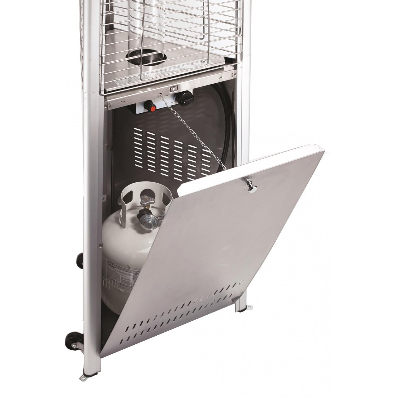 Ambiance Propane Gas Fire Feature - Propane Tank Storage (Shown With Stainless Steel Fire Feature - Propane Tank Not Included) thumbnail