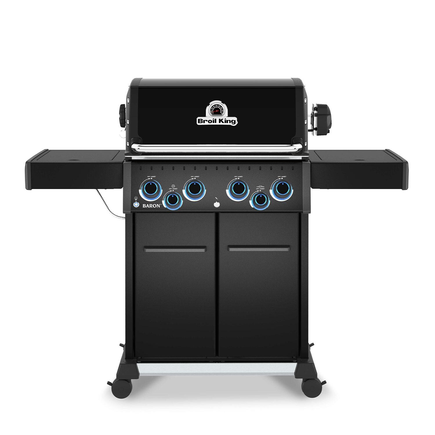 Broil King 674144 Baron 420 Pro Shadow 4 Burner Propane Grill - White Background thumbnail