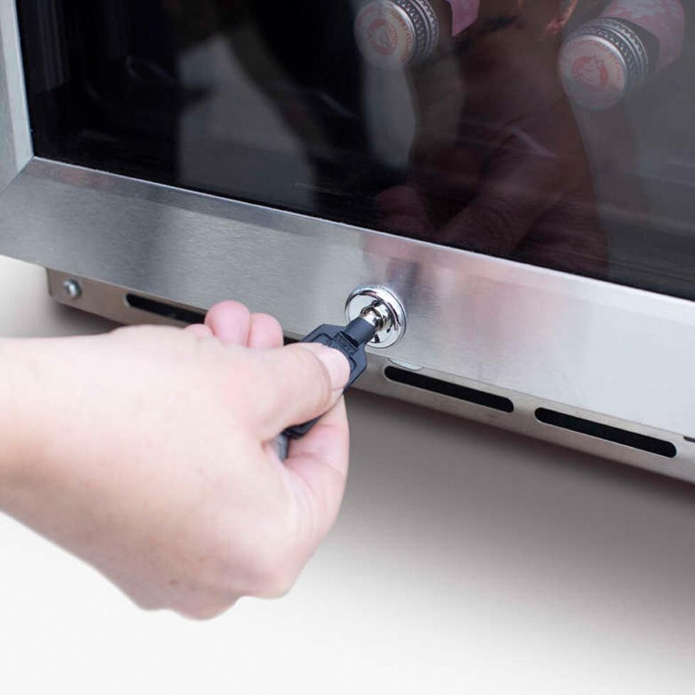 Summerset 15-Inch Outdoor Rated Wine Cooler - SSRFR-15W - Lock and Key thumbnail