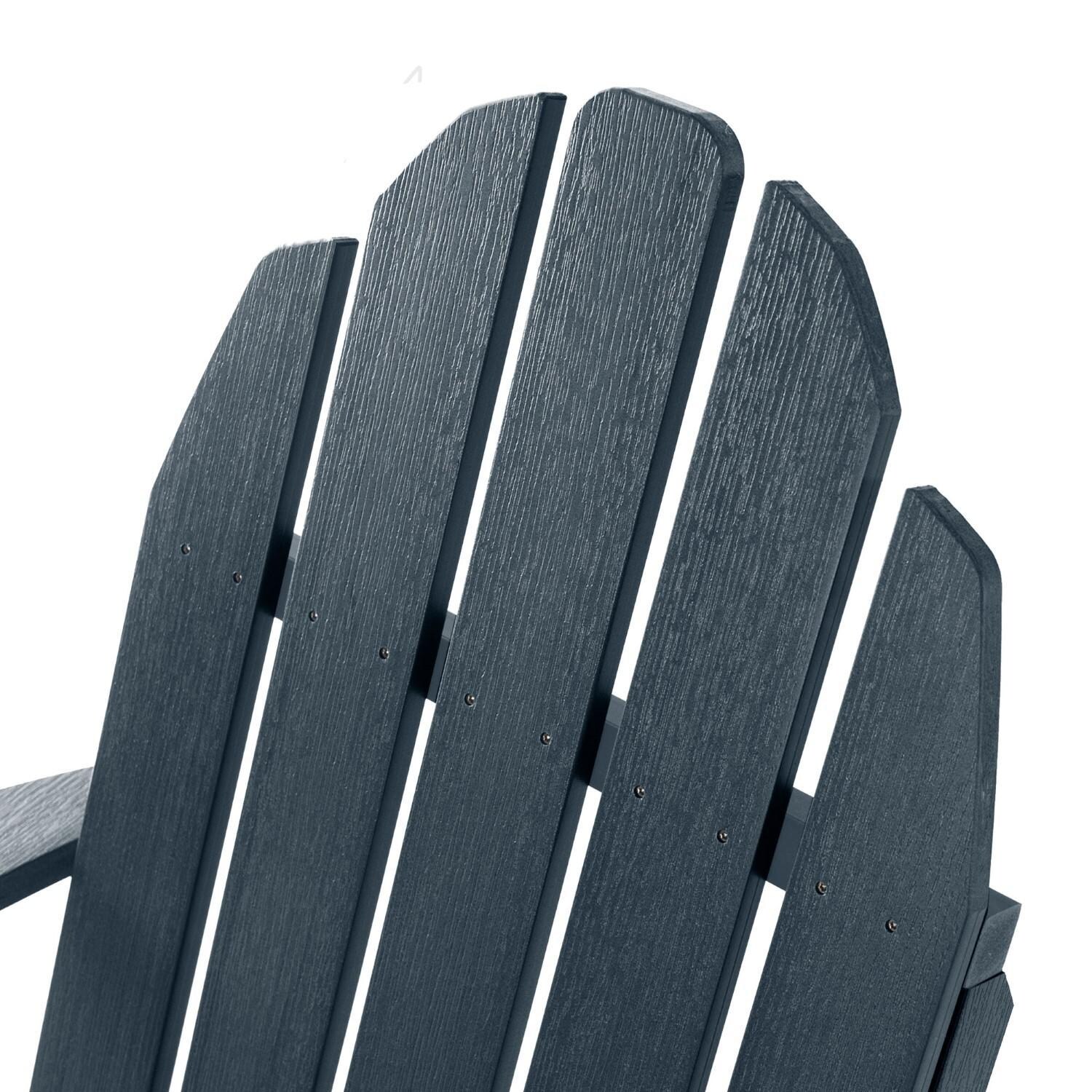 Lakeview The Charmville Adirondack Chair - Federal Blue - Headrest thumbnail