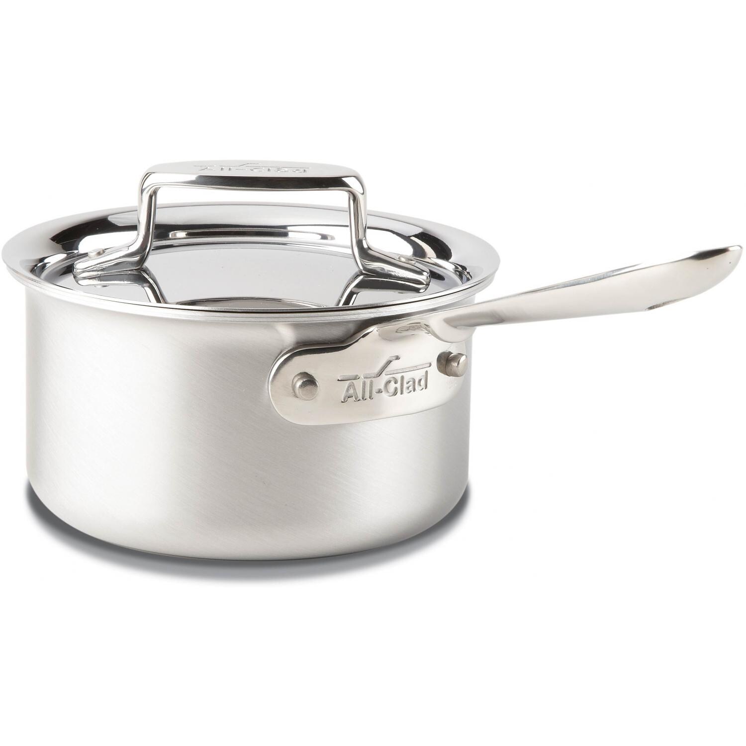 All-Clad D5 Stainless 1.5-Quart Sauce Pan With Lid thumbnail
