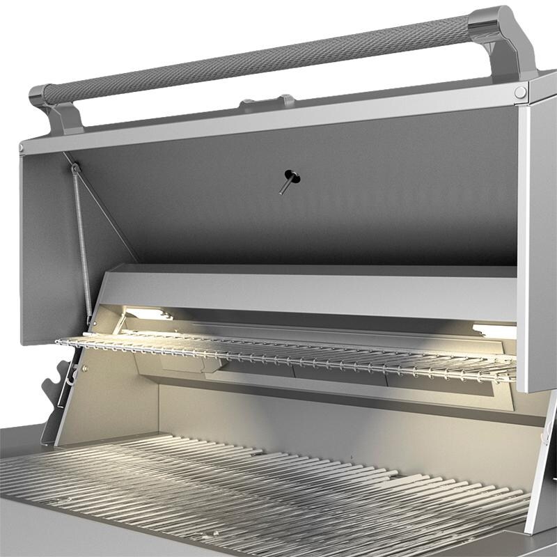 Aspire Gas Grill - Interior Detail With Halogen Lighting thumbnail