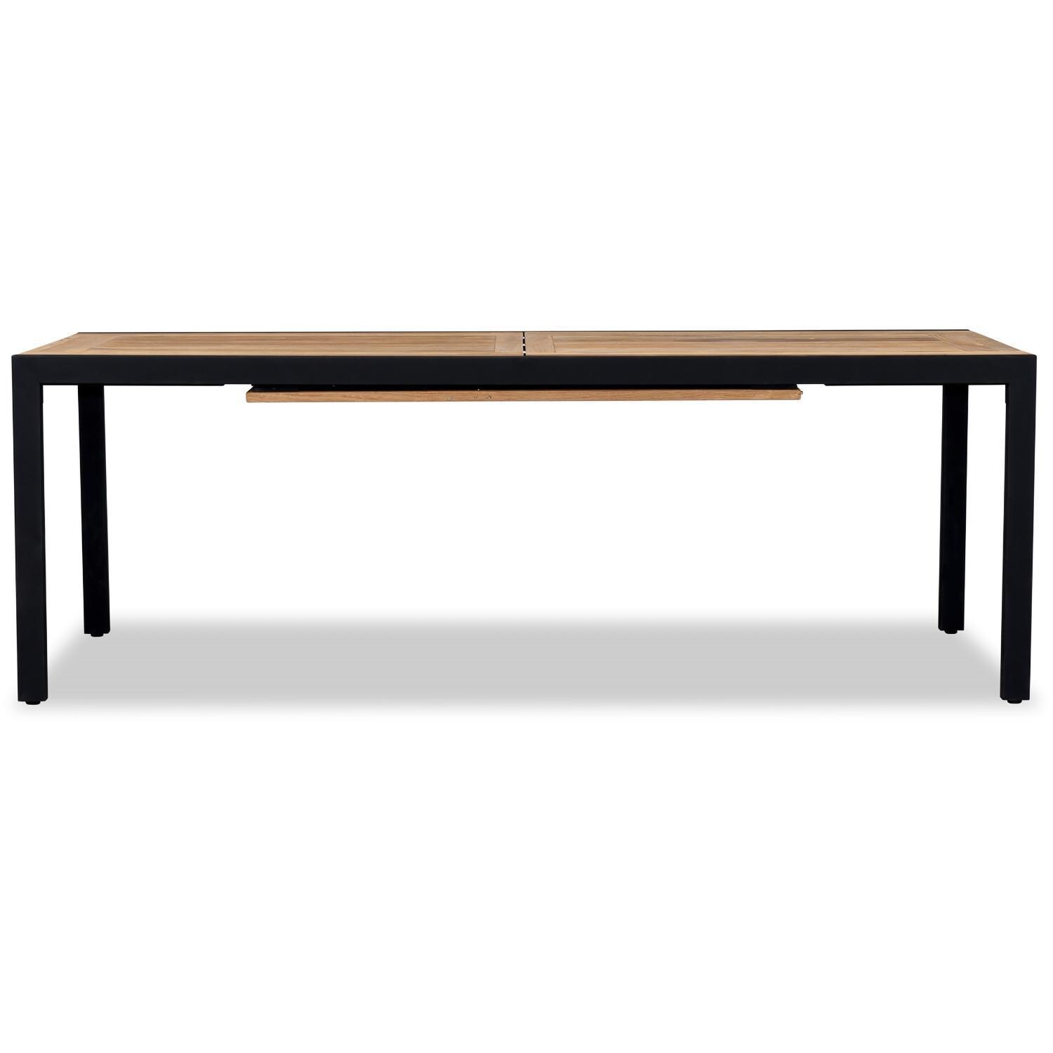 Spring Bay 8 Seat Extendable Reclaimed Teak Dining Set - Table - White Background thumbnail