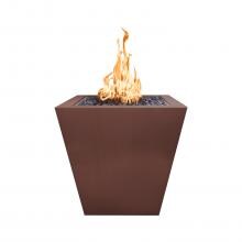 Top Fires by The Outdoor Plus Vista 24-Inch Natural Gas Fire Pit - Copper - Match Light