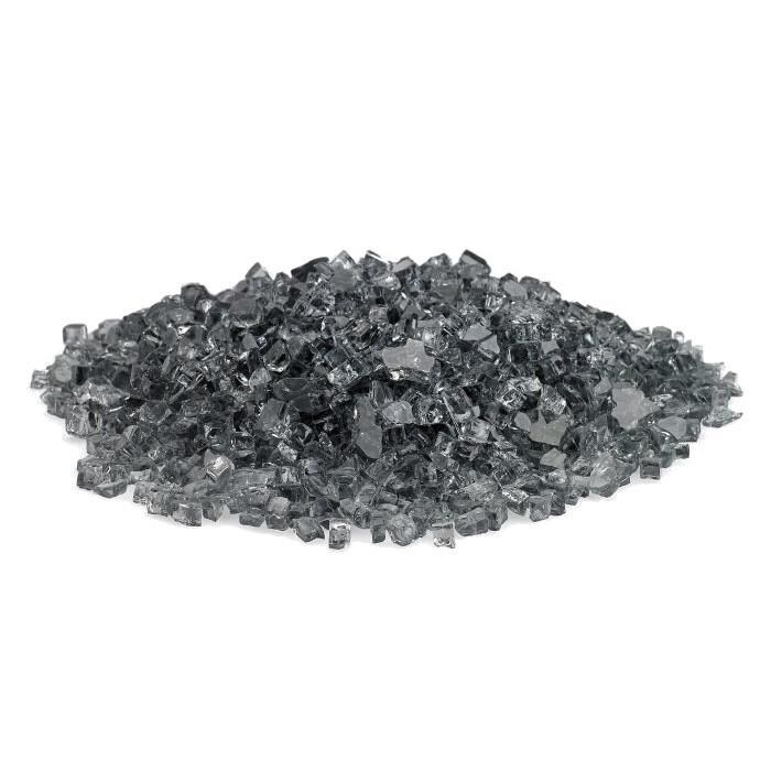 BBQGuys Signature AFF-GRY-10 1/4-Inch Gray Fire Glass - Glass Pile thumbnail