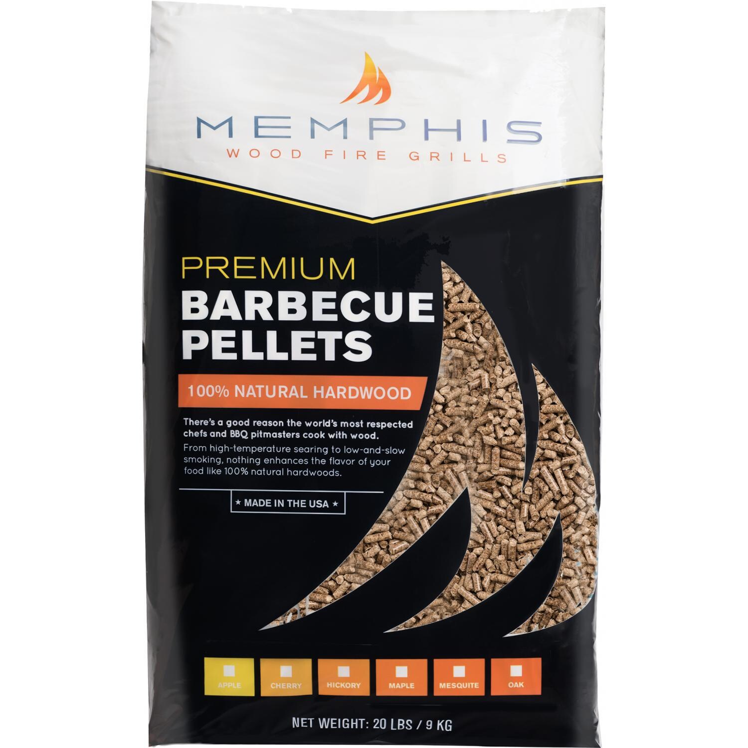 Memphis Grills - MGPECAN - 20 Lb. Natural Hardwood Pellets - Pecan thumbnail