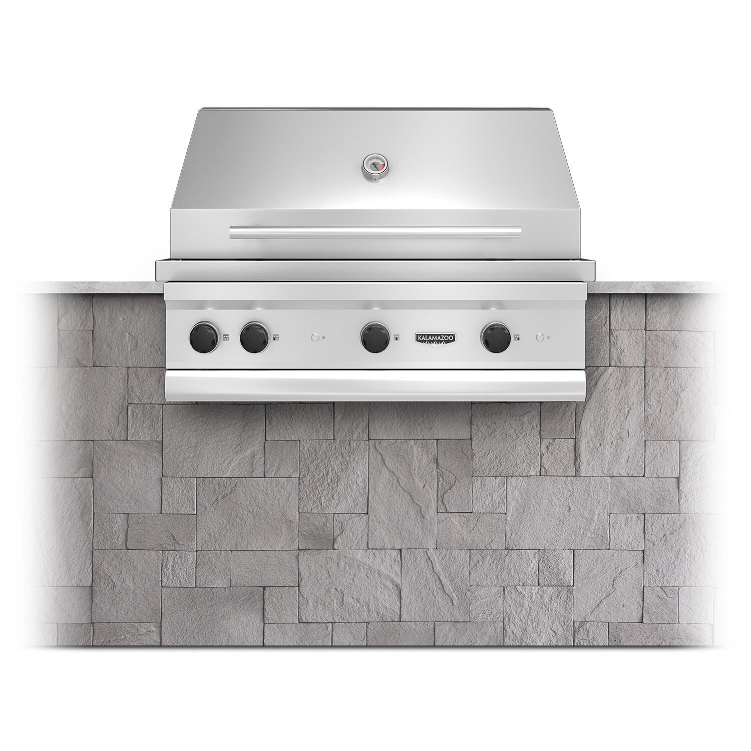 Kalamazoo K42DB Built-In Echo Gas Grill - Natural Gas - Marine-Grade - K42DB-1-2-NA-NG-M6