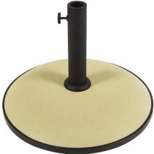 FiberBuilt Round Concrete Umbrella Base - Beige image