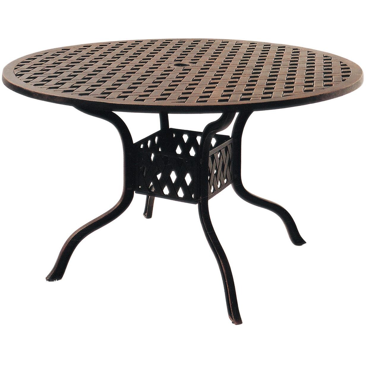 Series 30 48 Inch Cast Aluminum Patio Dining Table By Darlee thumbnail