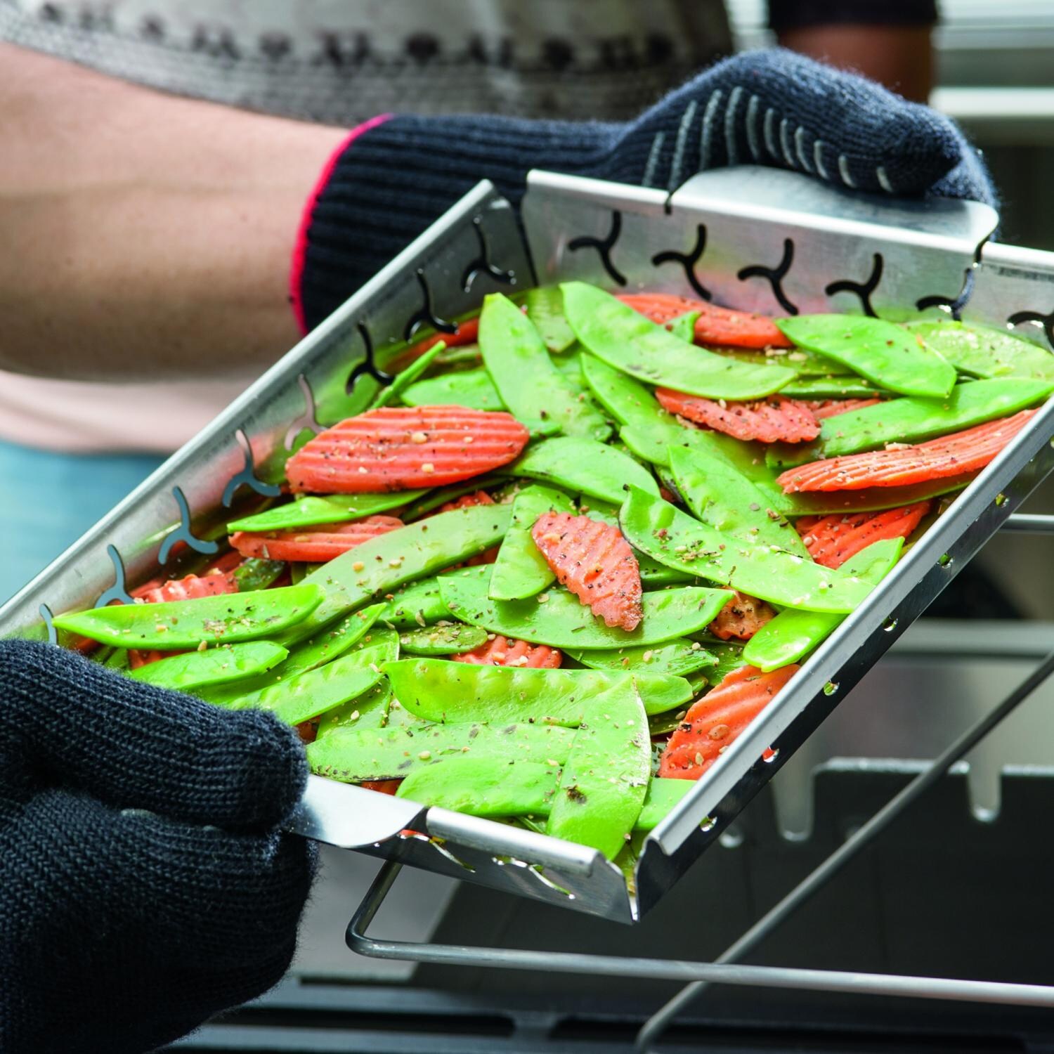 er 7616 Vegetable Grill Basket With Frame 2Pieces BBQGuys