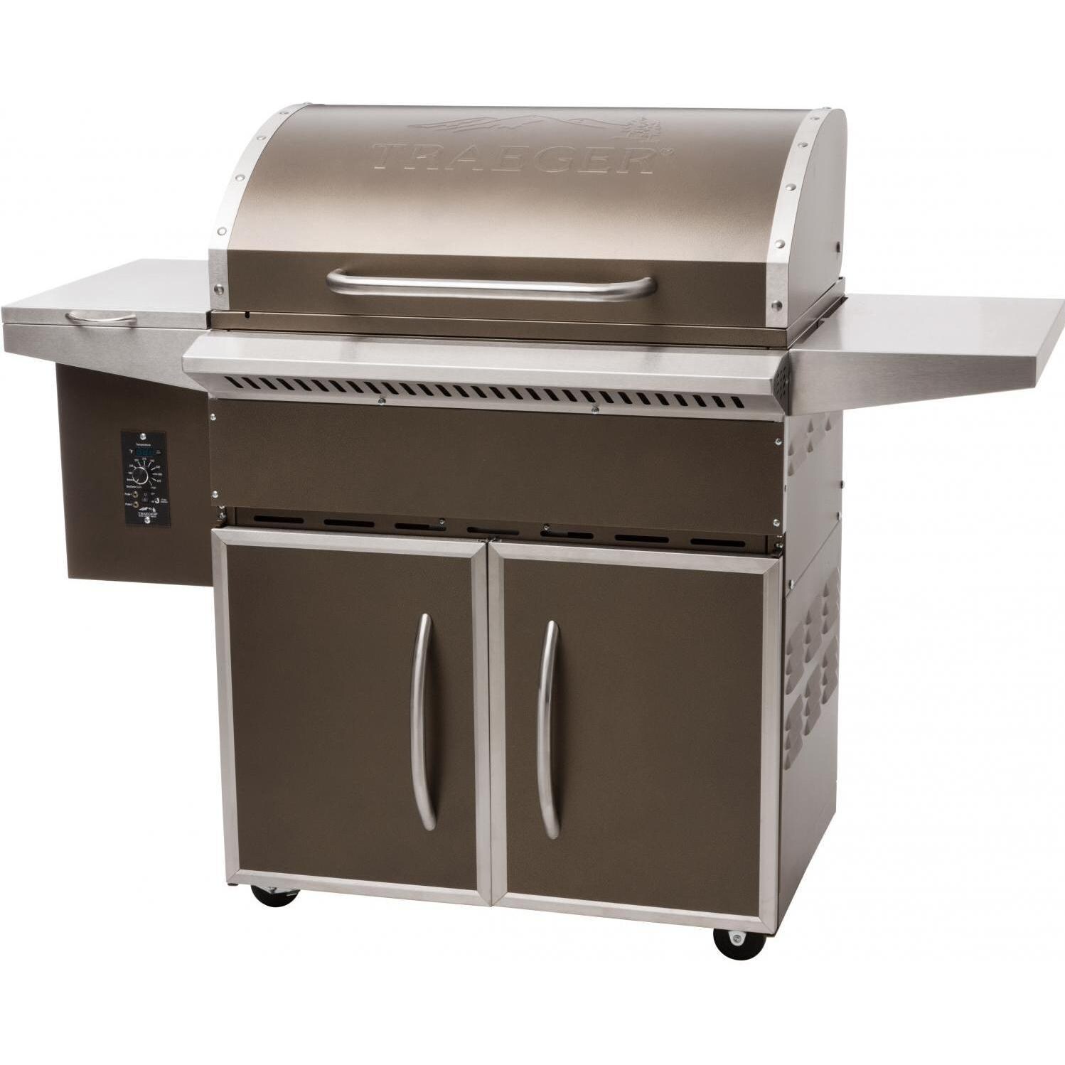 Traeger Select Pro Pellet Grill On Cart - Bronze - TFS81PZB : BBQGuys