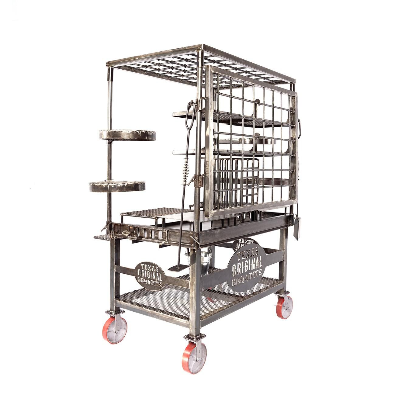 Texas Original Pits LFT-LOADED Laredo Loaded Live Fire Table - Right Angled View thumbnail