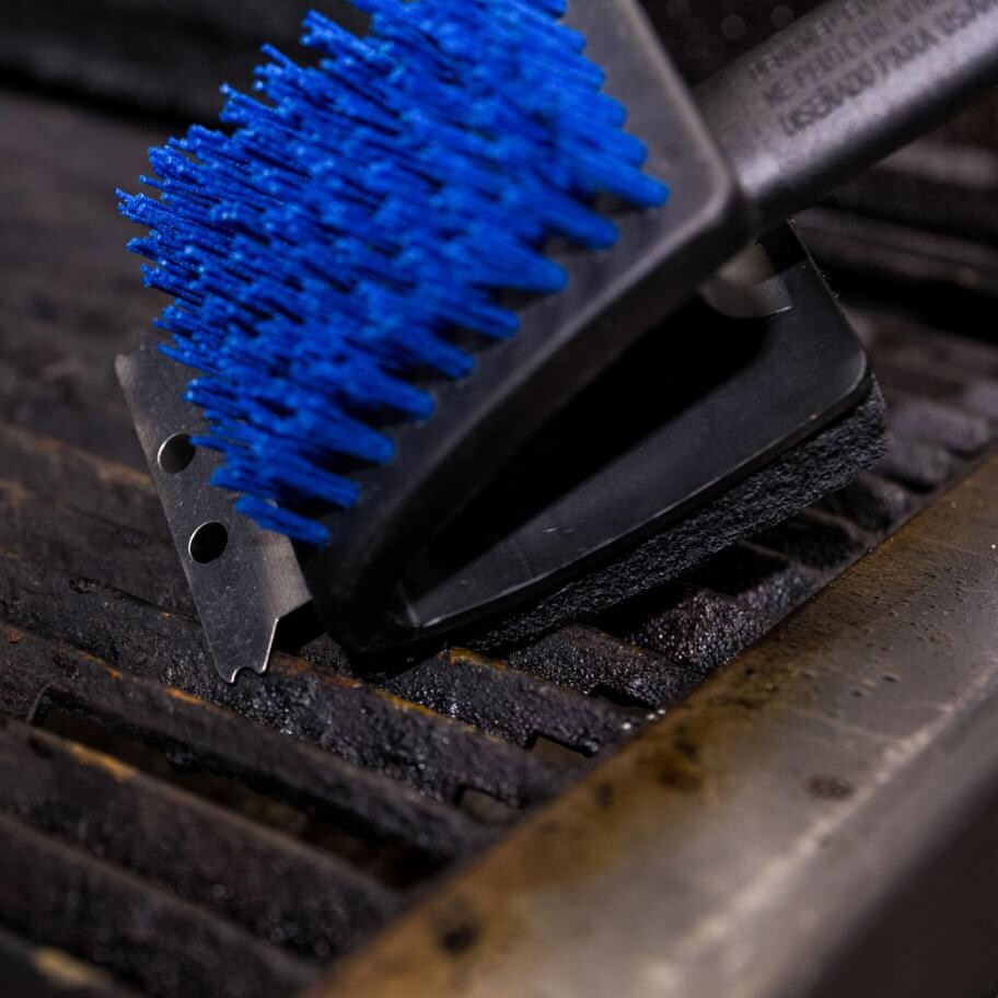 GrillPro Nylon 3-in-1 17-in Grill Brush - 75553 - Scraper - Lifestyle thumbnail