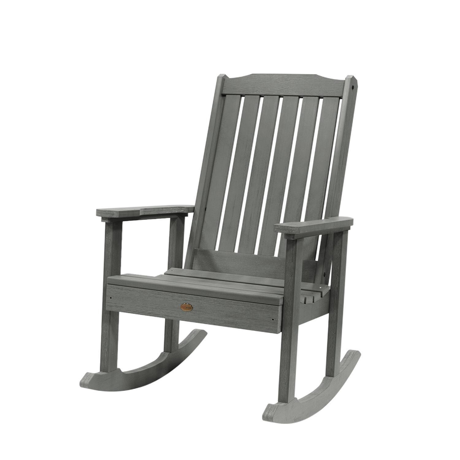 Lakeview Hart Lane Rocking Chair - Coastal Teak - White Background thumbnail