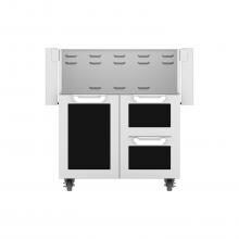 Hestan Double Drawer And Door Tower Cart For 30-Inch Gas Grill - Stealth - GCR30-BK image