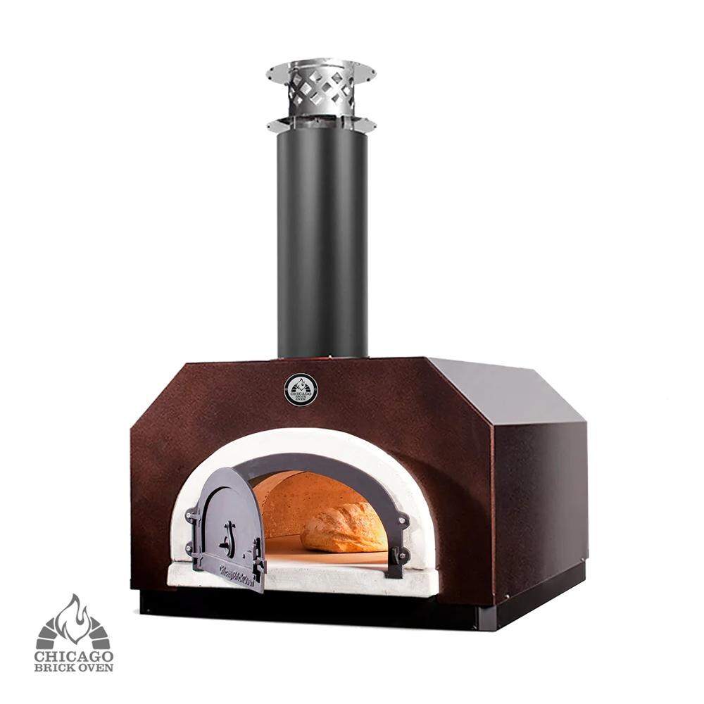Chicago Brick Oven CBO-O-CT-500-CV Countertop Wood Fired Pizza Oven - Copper Vein - White Background thumbnail