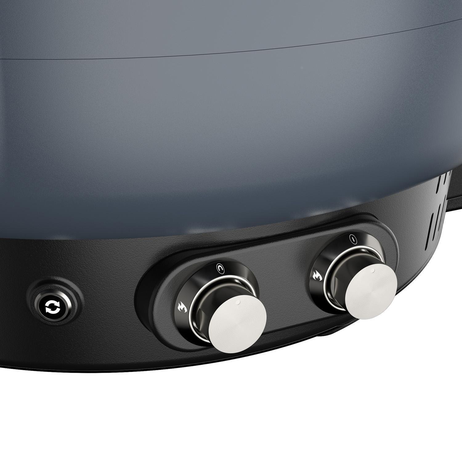 Everdure EKILN2GUSNG 2-Burner KILN Pizza Oven - Graphite - Controls - Detail thumbnail