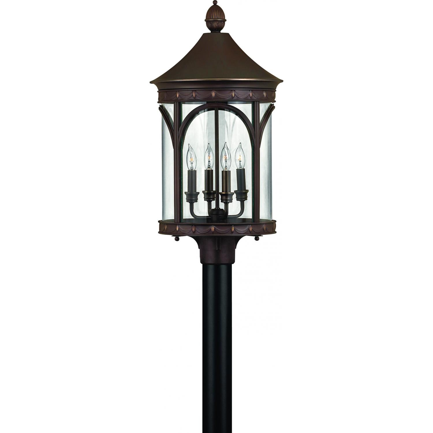 Hinkley Lighting Lucerne Four Light 27-Inch Outdoor Post Light - Copper Bronze - 2311CB image