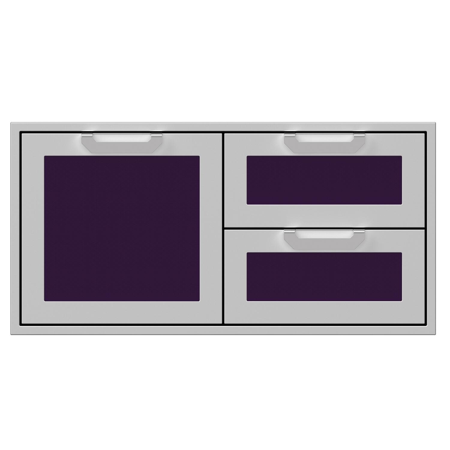 Hestan 42-Inch Double Drawer And Single Storage Door Combo - Lush - AGSDR42-PP thumbnail
