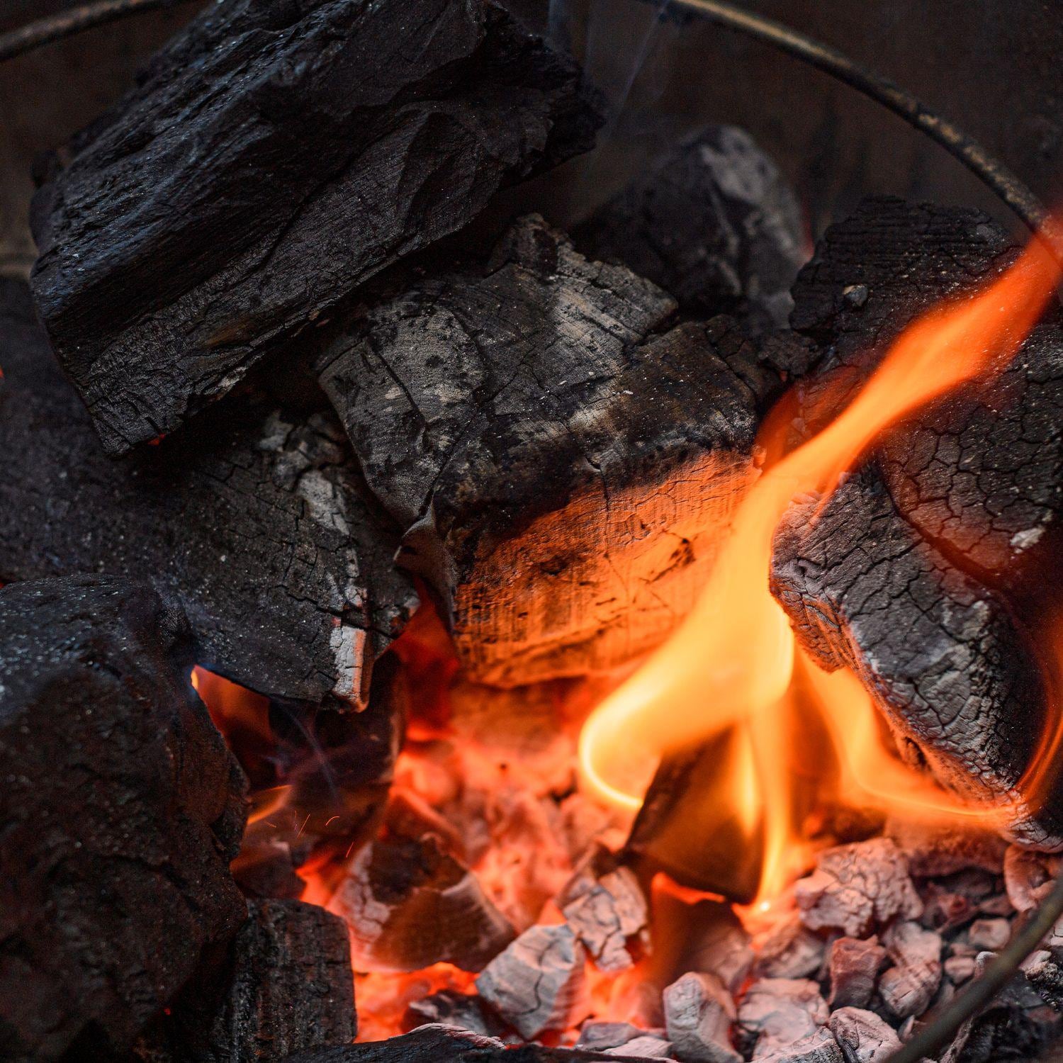 Kamado Joe KJ15202222 Charcoal 2 Pack Firestarters - In Use - Lifestyle thumbnail