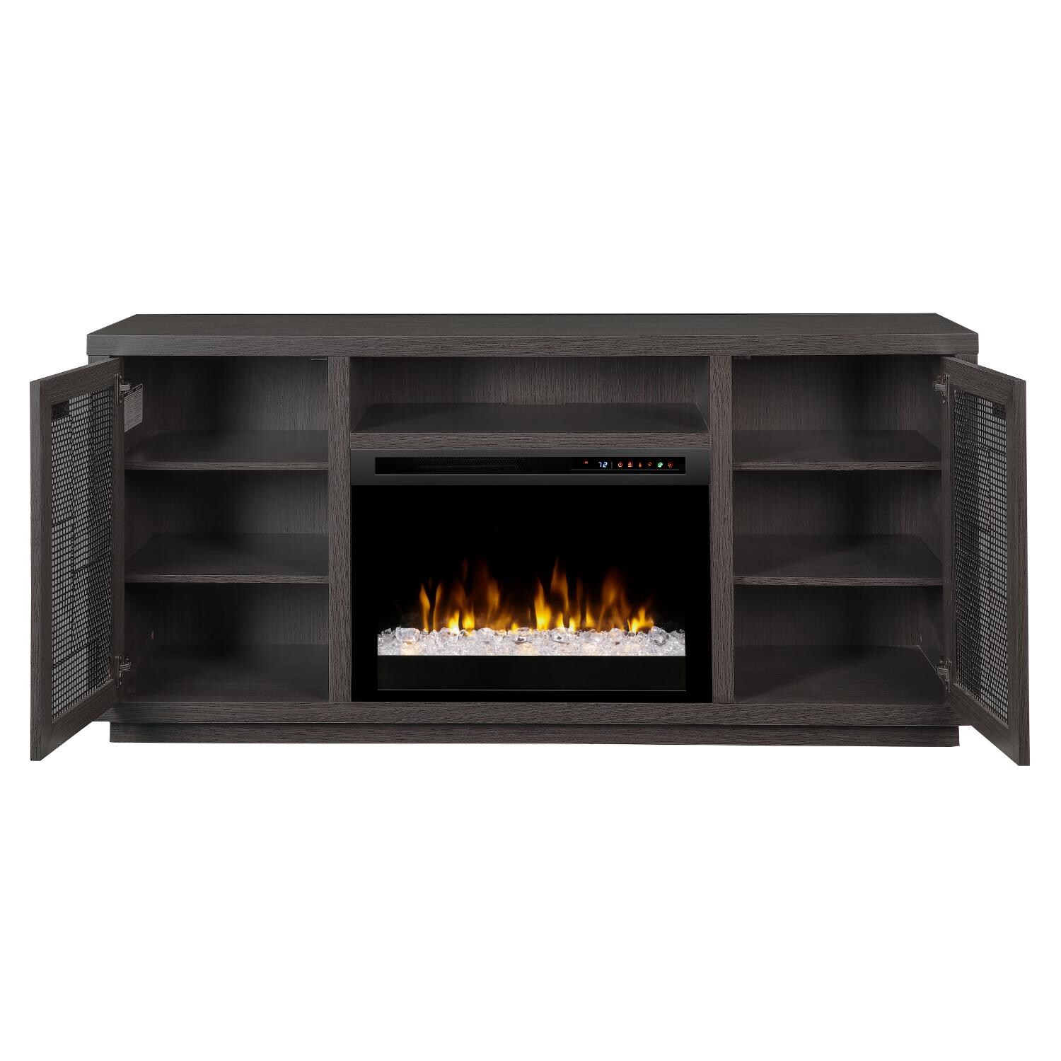 Dimplex Swayze 65-Inch Electric Fireplace Media Console - Acrylic Ice Embers - Night Horizon - GDS26G8-1917NH thumbnail