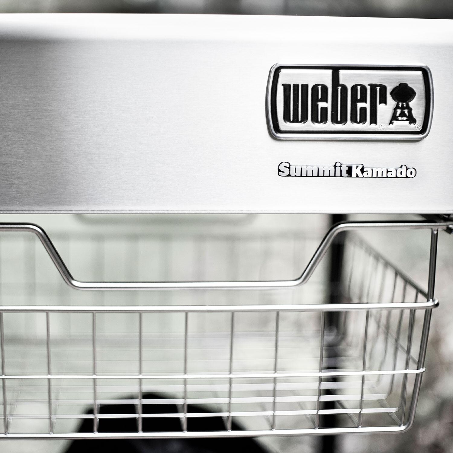 Weber 18501101 Summit 24-Inch Kamado S6 Charcoal Grill Center - Storage Basket - Detail thumbnail