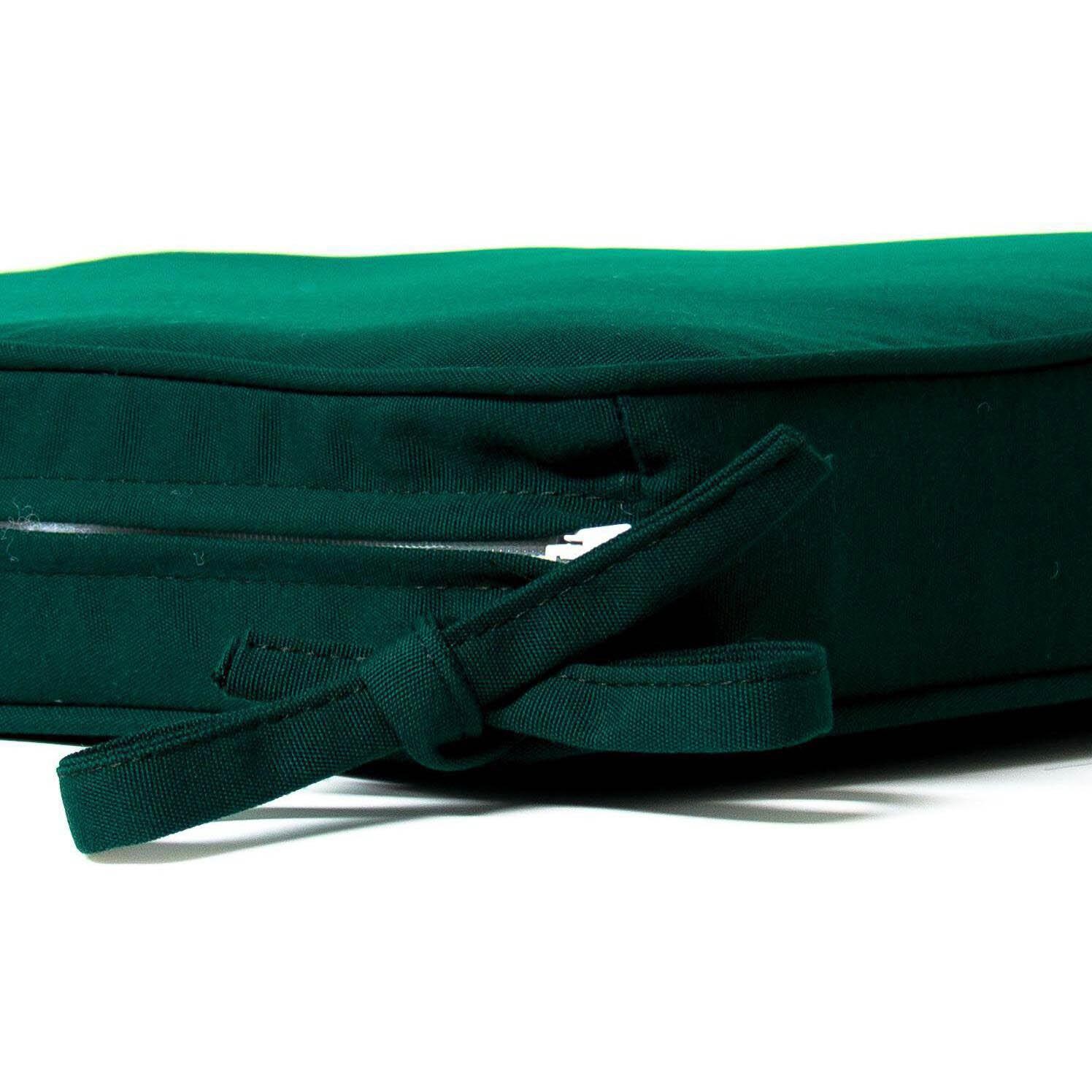 Medium Replacement Seat Cushion With Piping - Zipper and Tie Detail thumbnail