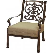 Darlee Santa Barbara Cast Aluminum Patio Club Chair - Antique Bronze image
