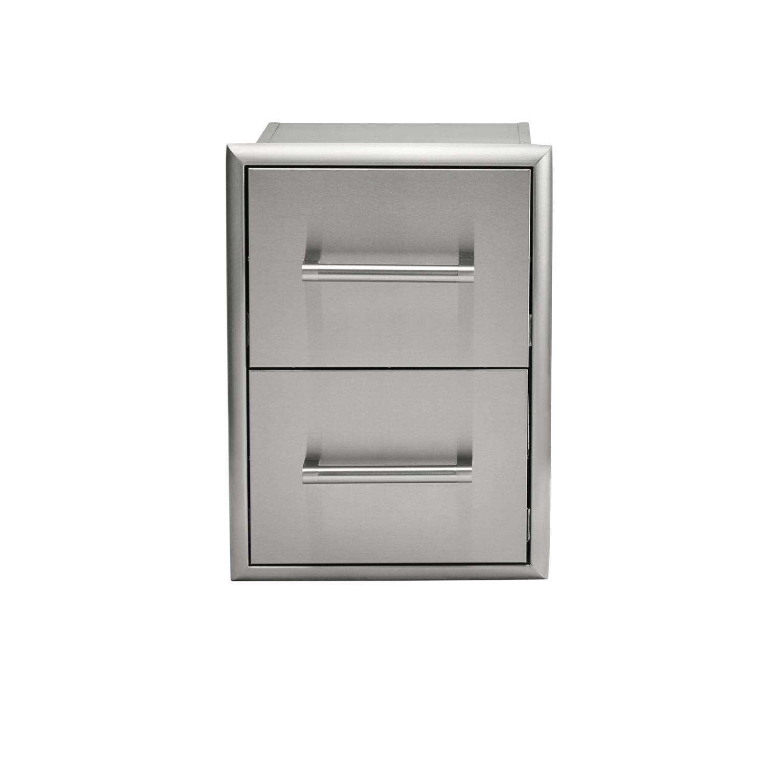 Coyote Outdoor Living C3-2DC 16 Inch Double Drawer - Front - White Background thumbnail