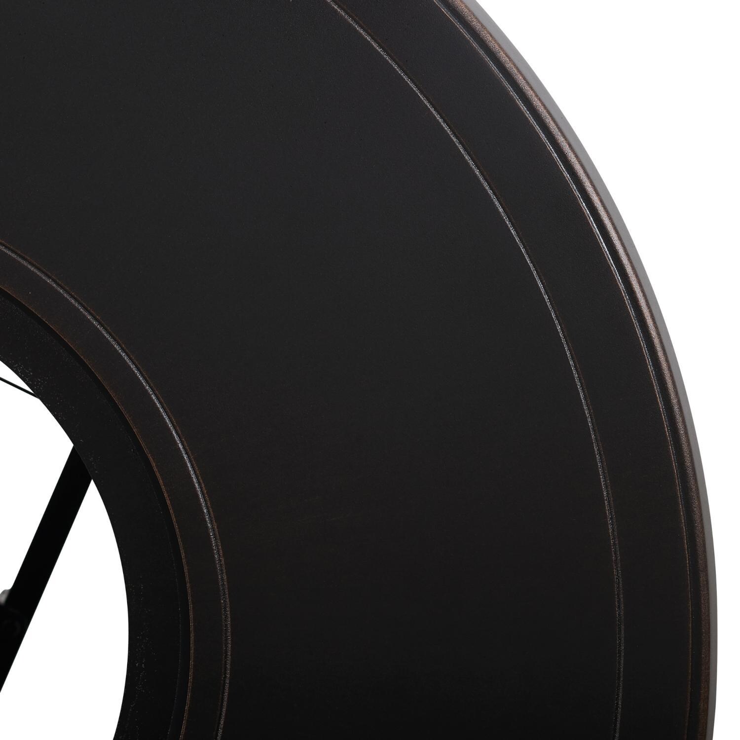 Ultimate Patio 63687-NG Magnolia Way 34-Inch Round Aluminum Natural Gas Fire Pit - Detail 2 thumbnail